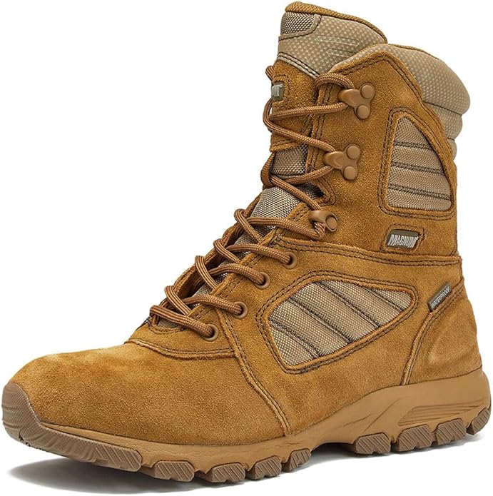 MAG SHIELD Waterproof Suede Leather 8" Work Boot